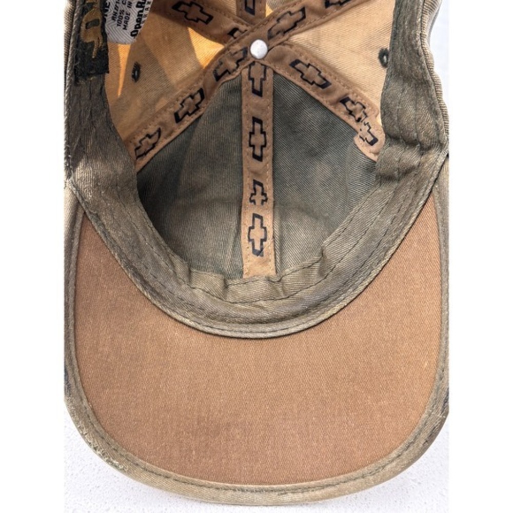 Chevrolet Hat Baseball Cap‎ Camo Brown Logo Adjustable - Picture 8 of 8